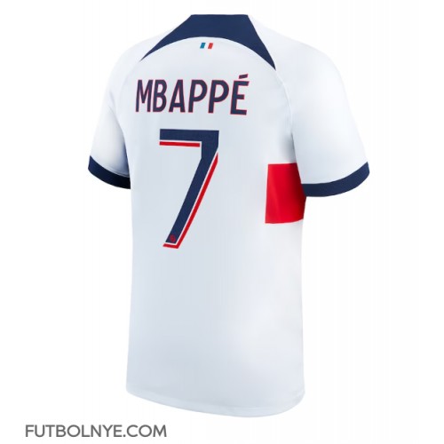 Camiseta Paris Saint-Germain Kylian Mbappe #7 Visitante Equipación 2023-24 manga corta
